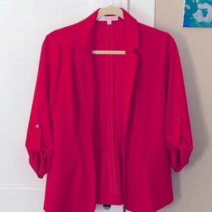 89th and Madison Red Blazer Small